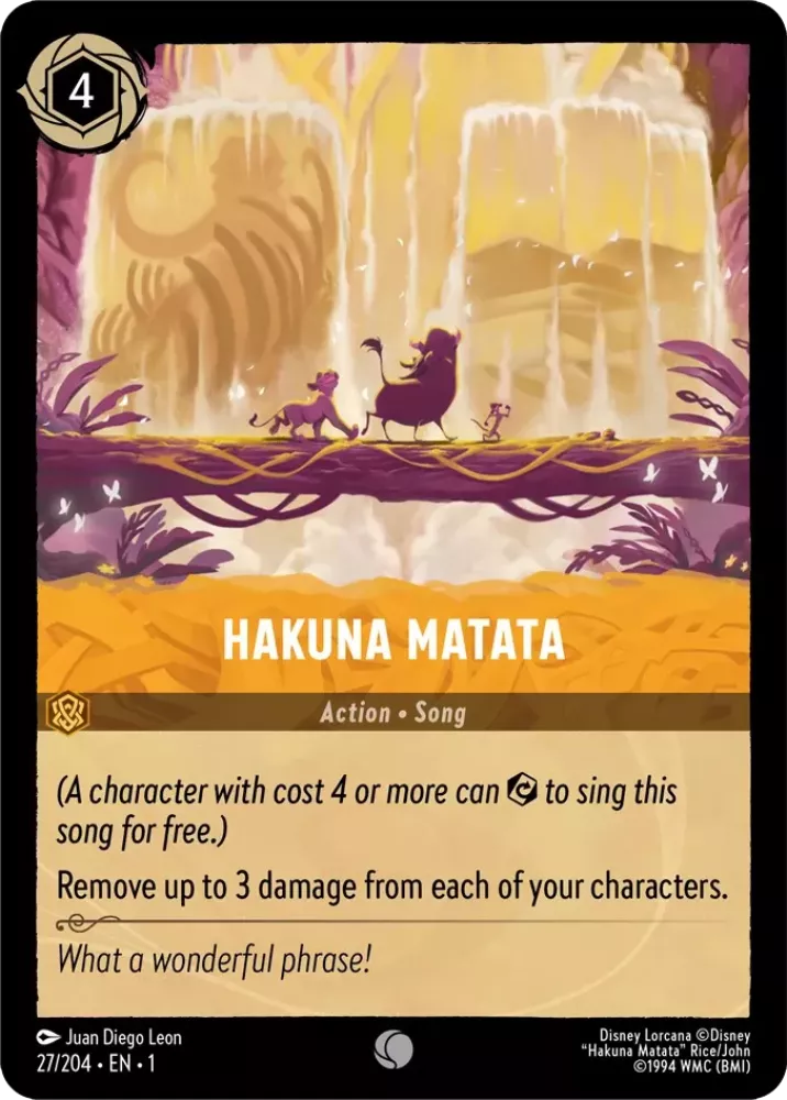 Hakuna Matata (The First Chapter 27/204) Common - Near Mint