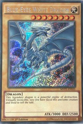 Blue-Eyes White Dragon (MVP1-ENS55) 1st Edition