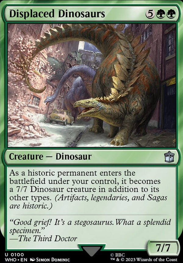 Displaced Dinosaurs [#0100 New Cards] (WHO-U)