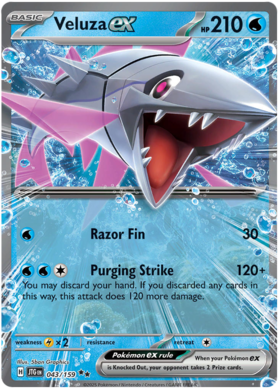 Veluza ex - 043/159 (JTG) Double Rare