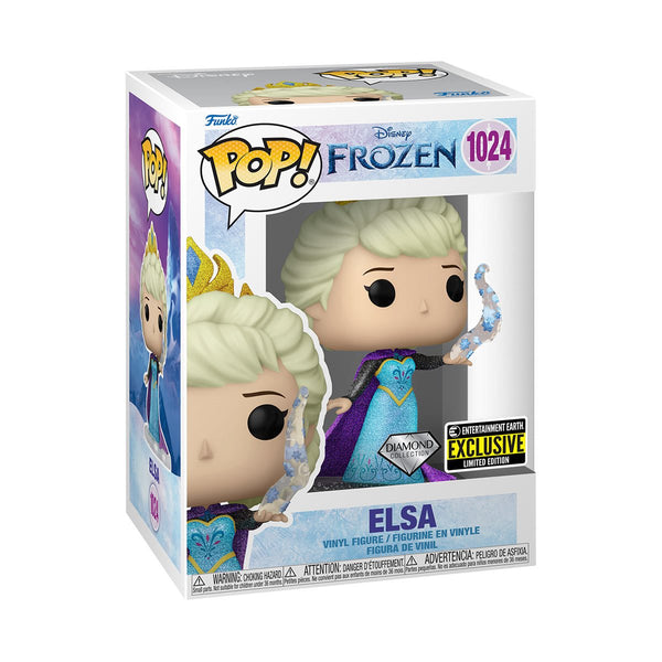 POP Figure: Disney Frozen #1024 - Elsa (EE) (Glitter)