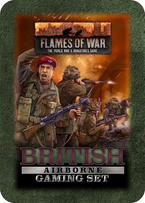 Flames of War: WWII: British (TD039) - Airborne Tin Gaming Set