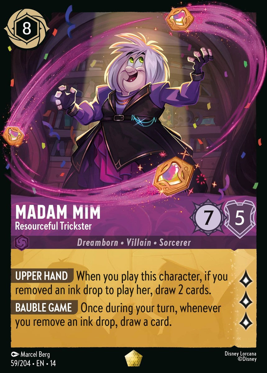 Madam Mim - Resourceful Trickster (059/204 - Hyperia City) Legendary