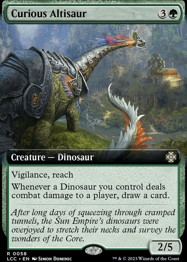 Curious Altisaur [#0058 Extended Art] (LCC-R)