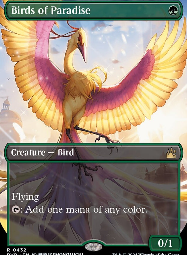 Birds of Paradise [#0432 Borderless Anime] (RVR-R)