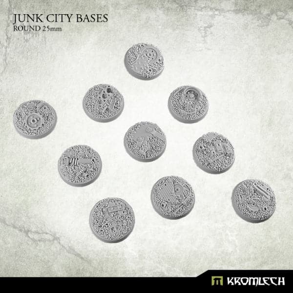 Kromlech KRRB038: Junk City Round 25mm (10)