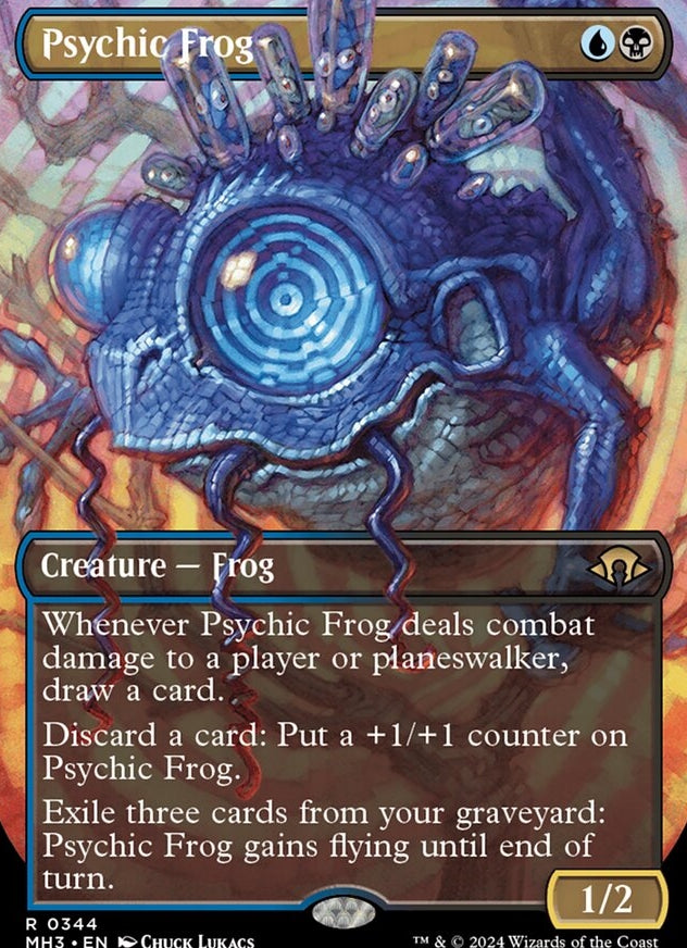 Psychic Frog [#0344 Borderless] (MH3-R)