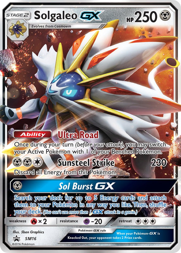 Solgaleo GX  - SM16 (SM:PR) Promo - Light Play Holofoil