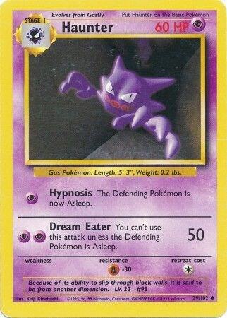 Haunter - 029/102 (BS) Uncommon - Light Play