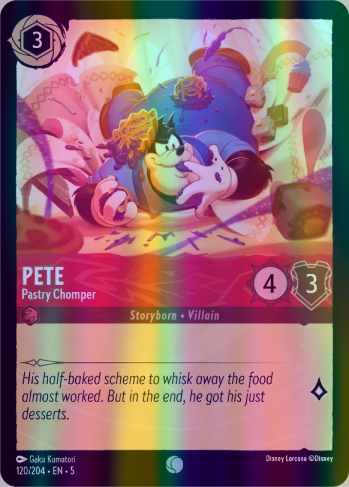 Pete - Pastry Chomper (Shimmering Skies 120/204) Common - Near Mint Cold Foil