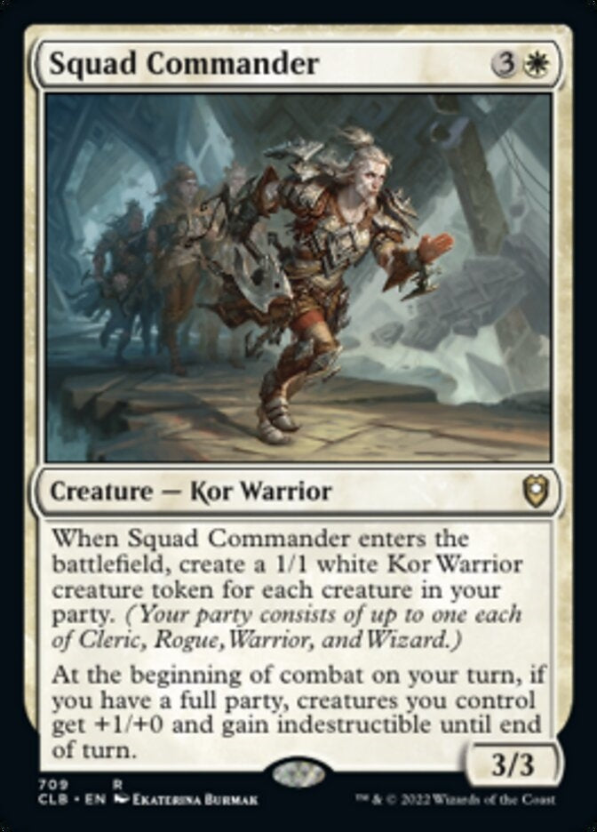 Squad Commander [#709 Commander Decks] (CLB-R)