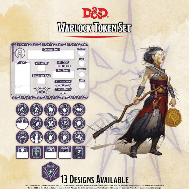 D&D 5E: Warlock Token Set