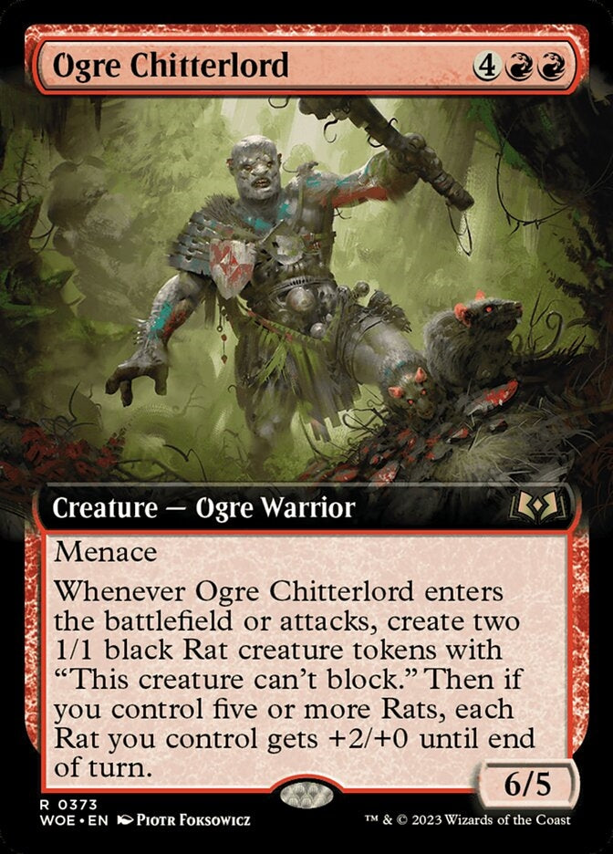 Ogre Chitterlord [#0373 Extended Art] (WOE-R)