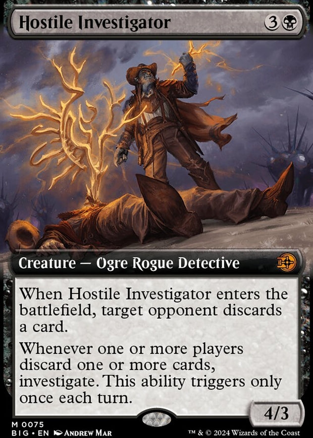 Hostile Investigator [#0075 Extended Art] (BIG-M-FOIL)