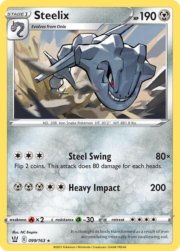 Steelix - 099/163 (SWSH05) Holo Rare - Near Mint Holofoil