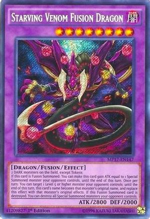 Starving Venom Fusion Dragon (MP17-EN147)