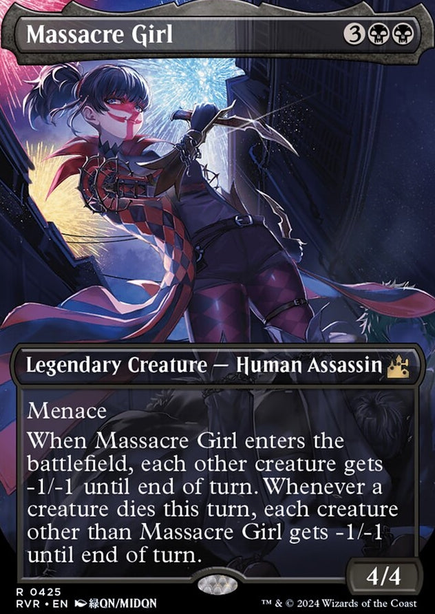 Massacre Girl [#0425 Borderless Anime] (RVR-R)