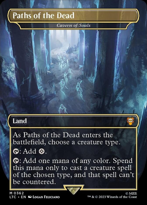 Paths of the Dead - Cavern of Souls [#0362 Alternate-Art Borderless] (LTC-M)