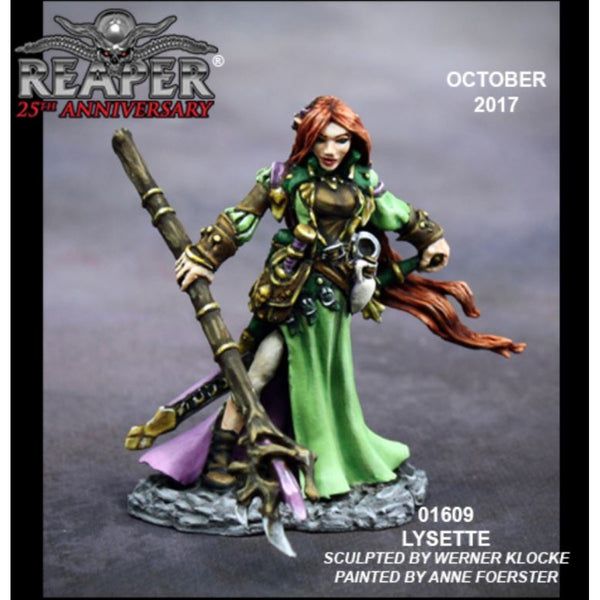 Reaper 25th Anniversary 01609: Lysette, Elf Wizard (Oct)