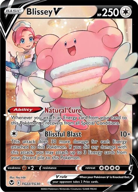 Blissey V - TG22/TG30 (SWSH12:TG) Ultra Rare - Near Mint Holofoil