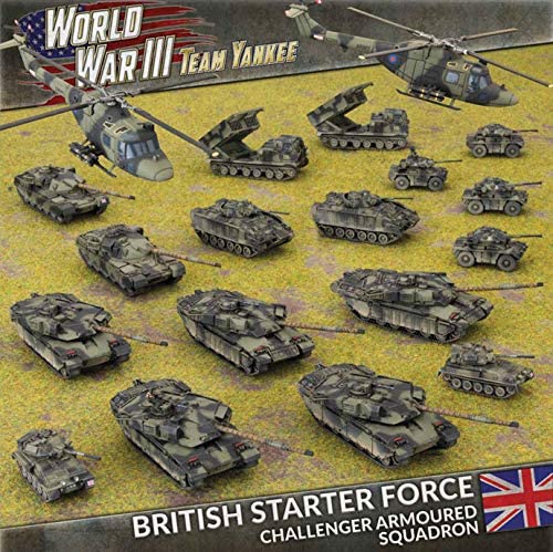 Flames of War: Team Yankee WW3: British (TBRAB03) - Starter Force: Challenger Armoured Squadron