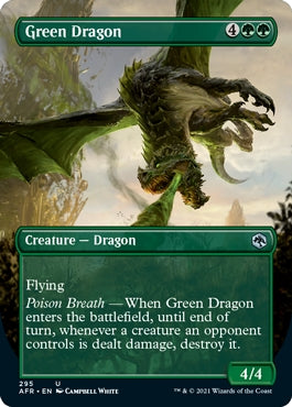 Green Dragon [#295 Alternate-Art Borderless] (AFR-U)