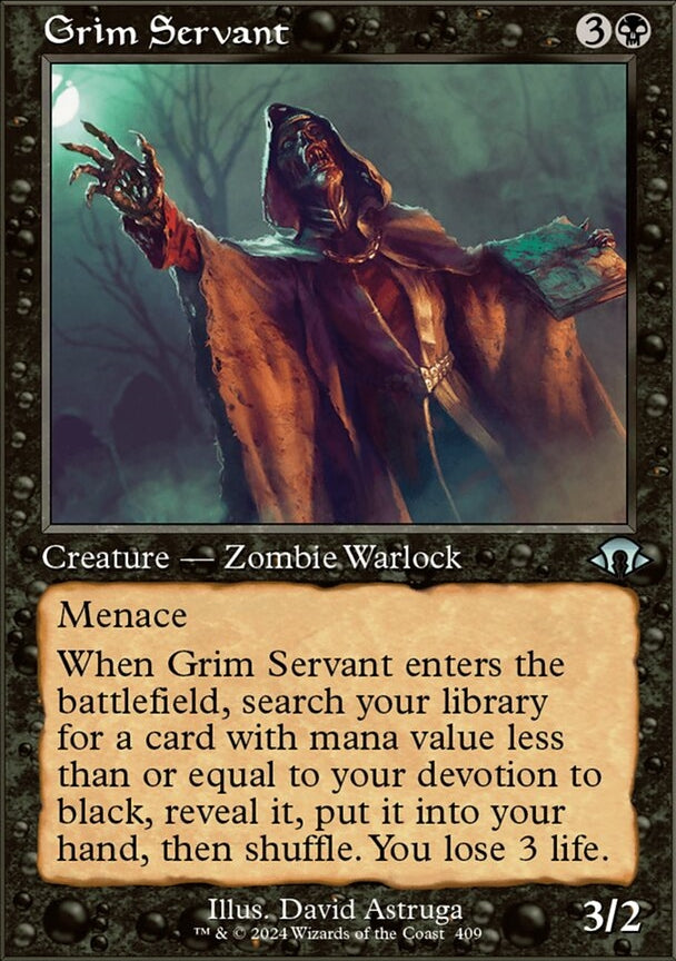 Grim Servant [#0409 Retro Frame] (MH3-U-FOIL)