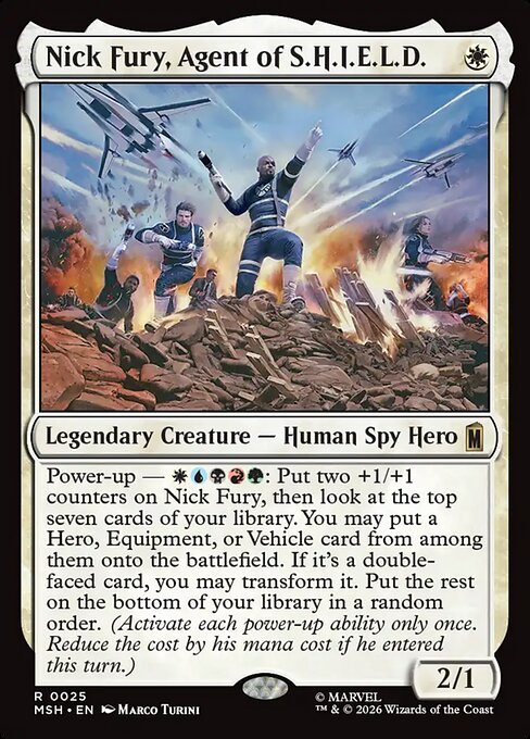Nick Fury, Agent of S.H.I.E.L.D. [ #0025 ] (MSH-R)