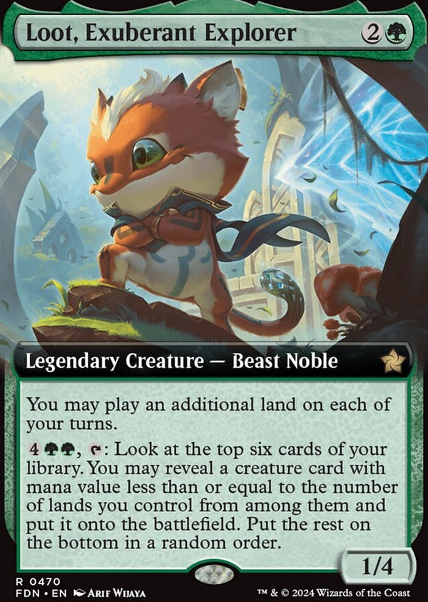 Loot, Exuberant Explorer [#0470 Extended Art] (FDN-R)