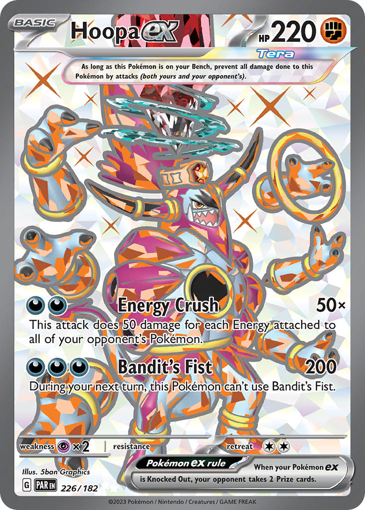 Hoopa ex - 226/182 (PAR) Ultra Rare - Near Mint Holofoil