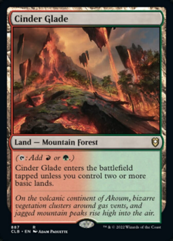 Cinder Glade [#887 Commander Decks] (CLB-R)