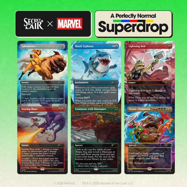 MTG: Secret Lair x Marvel: Earth’s Mightiest Pets
