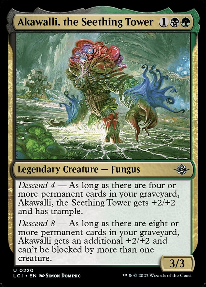 Akawalli, the Seething Tower [#0220] (LCI-U-FOIL)