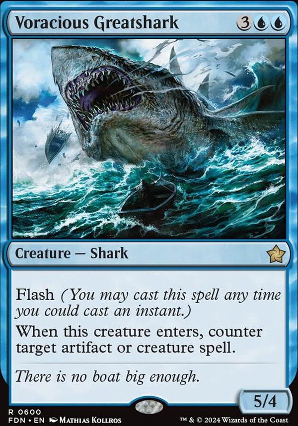 Voracious Greatshark [#0600 Starter Collection] (FDN-R)