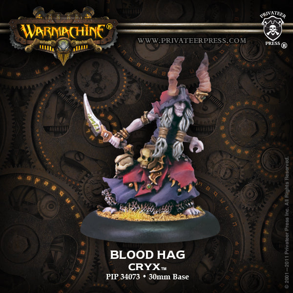 Warmachine: Cryx - Satyxis Blood Hag, Unit Attachement (Metal)