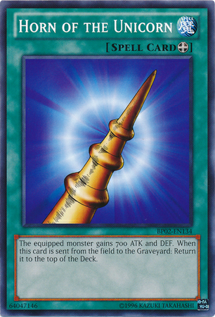 Horn of the Unicorn (BP02-EN134) Common - Near Mint Unlimited