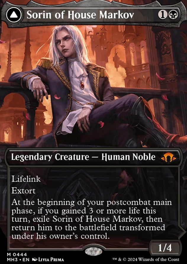 Sorin of House Markov // Sorin, Ravenous Neonate [#0444 Borderless] (MH3-M)