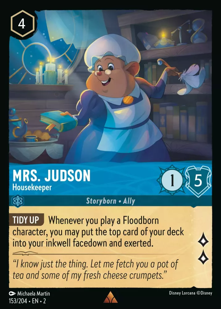 Mrs. Judson - Housekeeper (Rise of the Floodborn 153/204) Rare - Near Mint