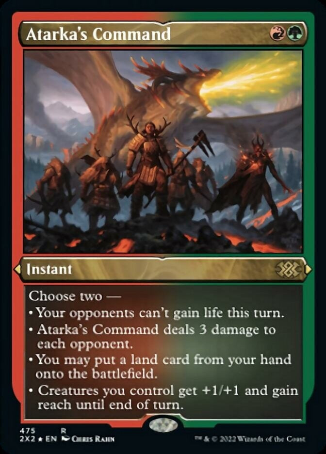 Atarka's Command [#475 Etched Foil] (2X2-R)