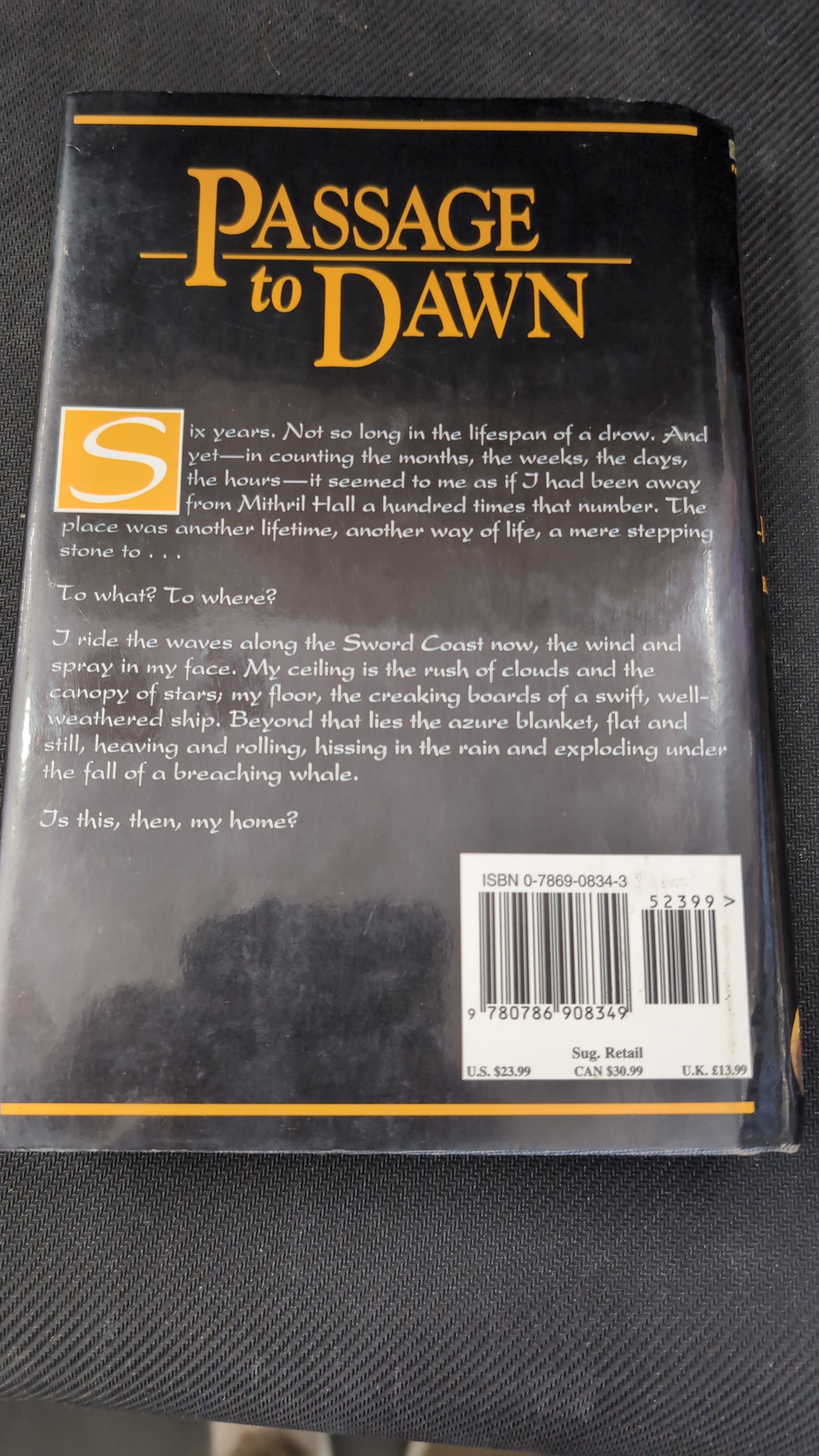 Forgotten Realms: Passage to Dawn [ Hardcover ] (USED)