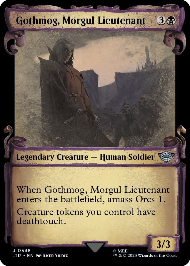 Gothmog, Morgul Lieutenant [#0538 Showcase Scrolls] (LTR-U-Foil)
