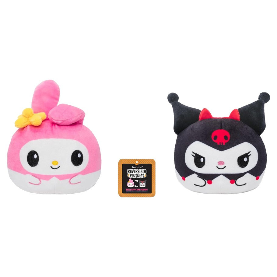 Sanrio Reversible Plushies 4" - My Melody/Kuromi Halloween