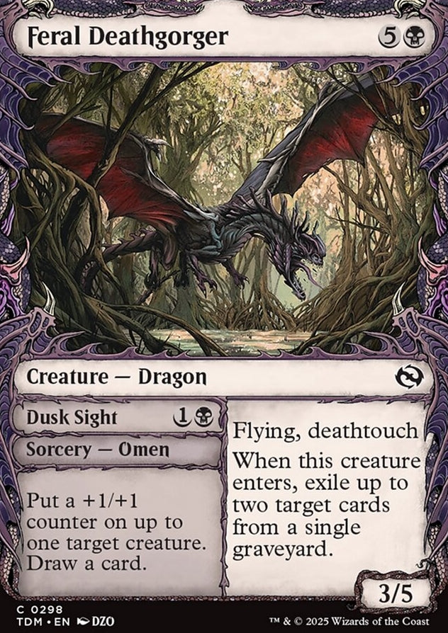 Feral Deathgorger // Dusk Sight [ #0298 Draconic Showcase ] (TDM-C)