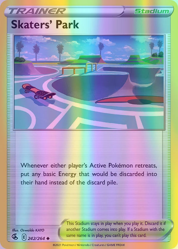 Skaters' Park - 242/264 (SWSH08) Uncommon - Near Mint Reverse Holofoil