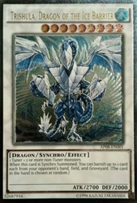 Trishula, Dragon of the Ice Barrier (AP08-EN001) Light Play