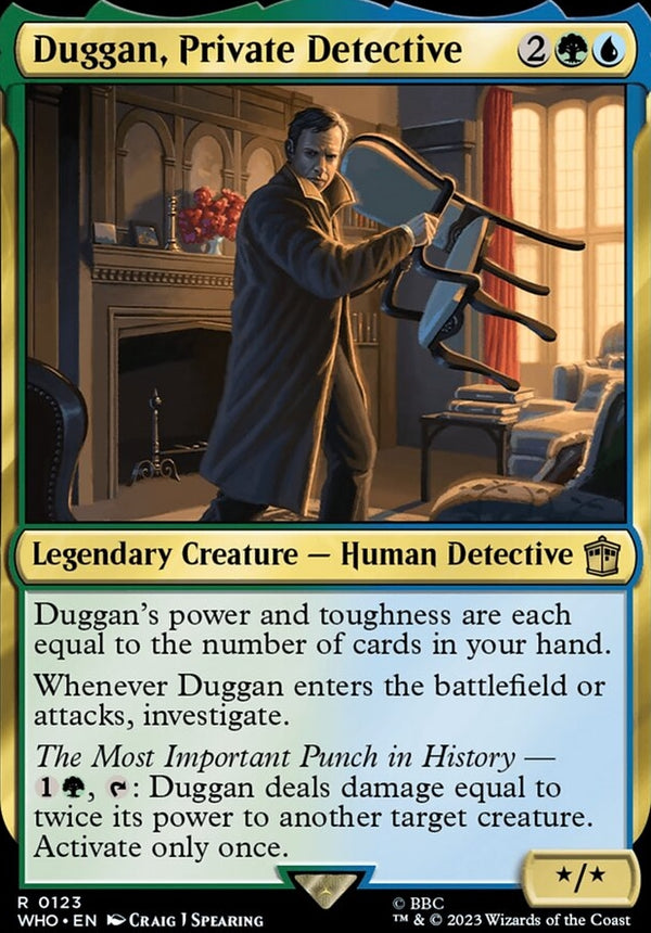 Duggan, Private Detective [#0123 New Cards] (WHO-R)