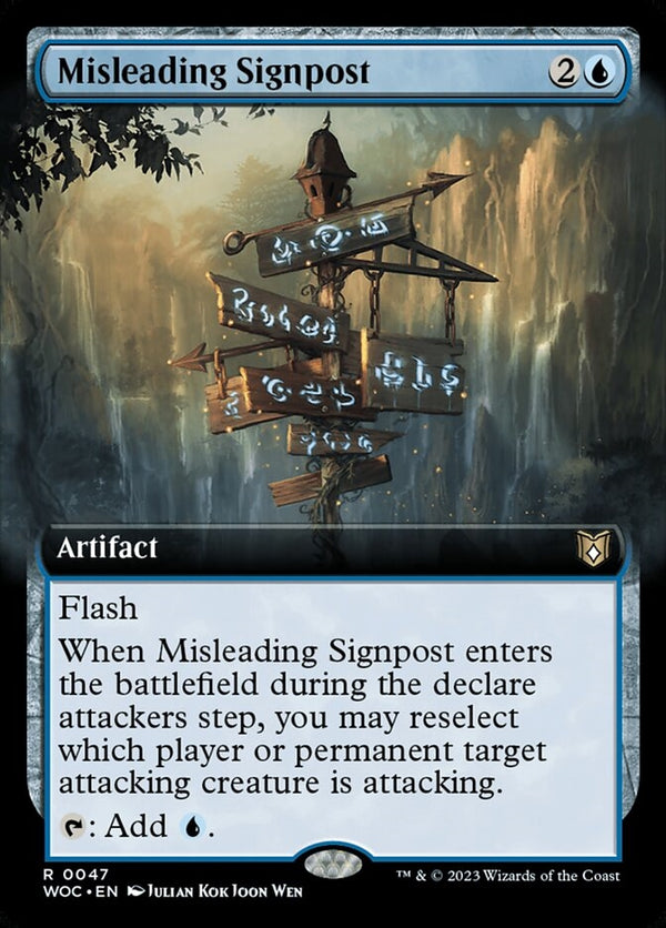 Misleading Signpost [#0047 Extended Art] (WOC-R)