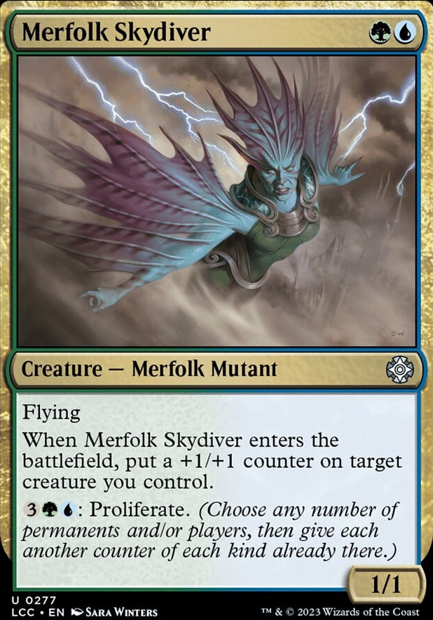 Merfolk Skydiver [#0277 Reprint] (LCC-U)