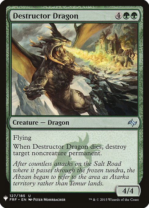 Destructor Dragon [Mystery Booster #1182] (FRF-U)