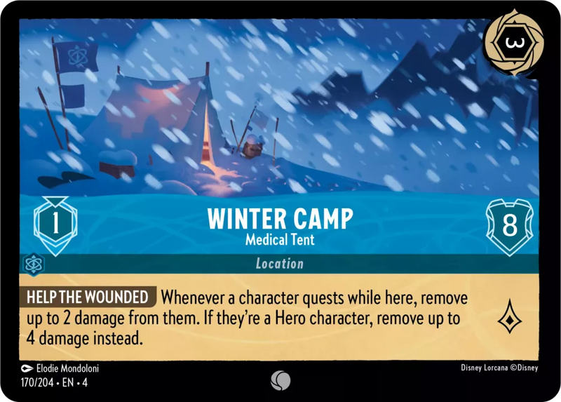 Winter Camp - Medical Tent (Ursula's Return 170/204) Common - Near Mint